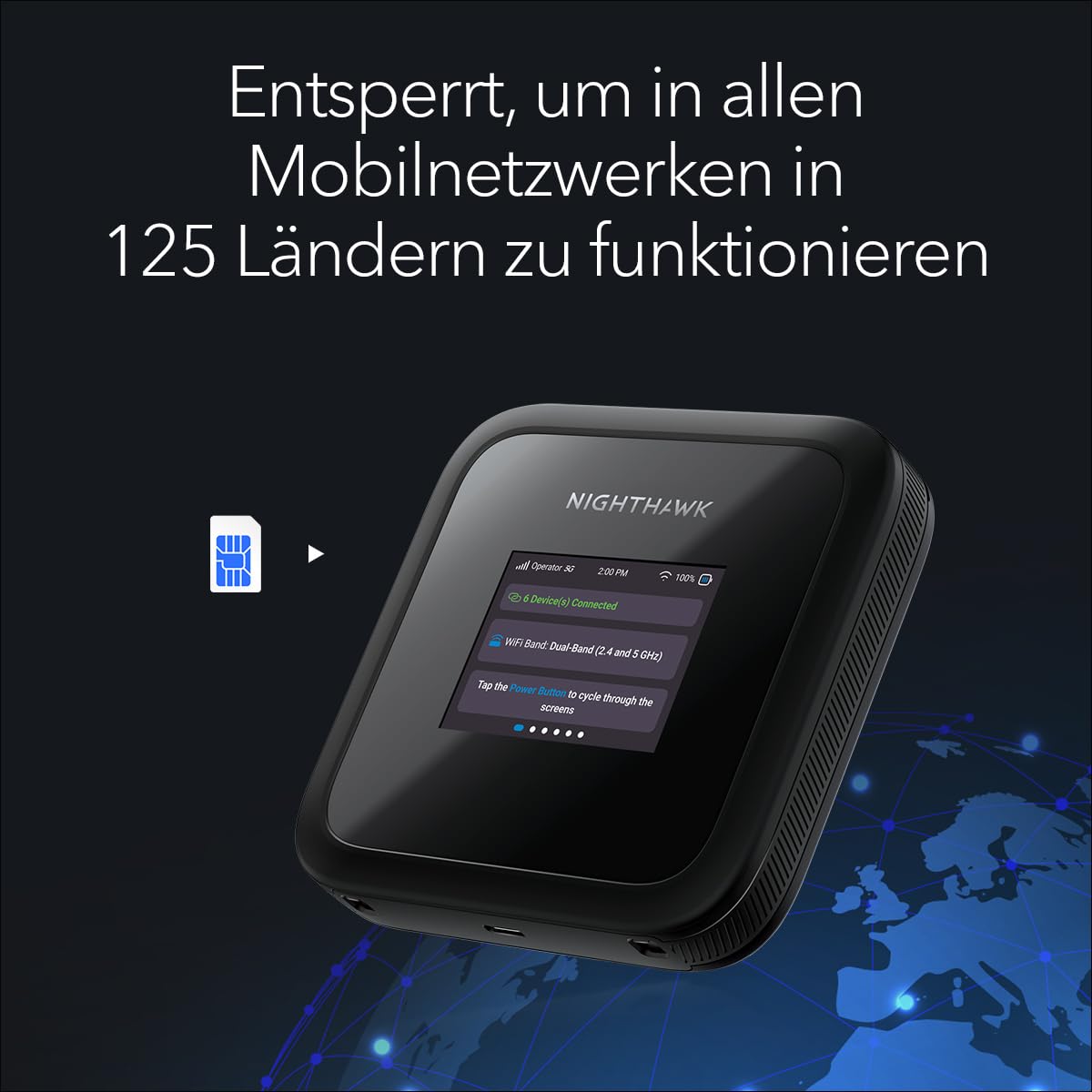 NETGEAR Nighthawk M3 Mobiler WLAN-Router 5G – 2,5 Gbit/s, SIM-Entsperrt